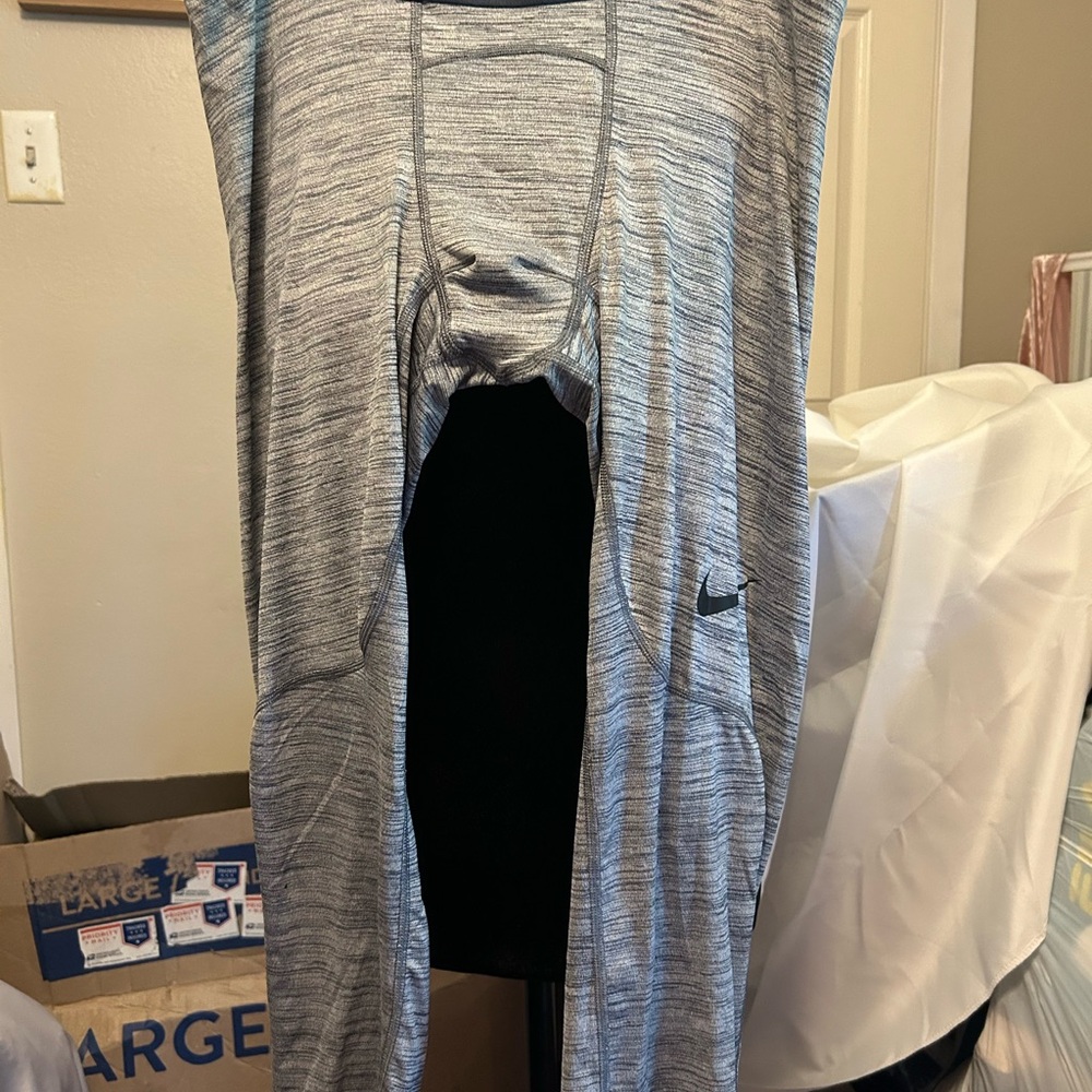 Nike Dri-FIT Heathered Gray Leggings